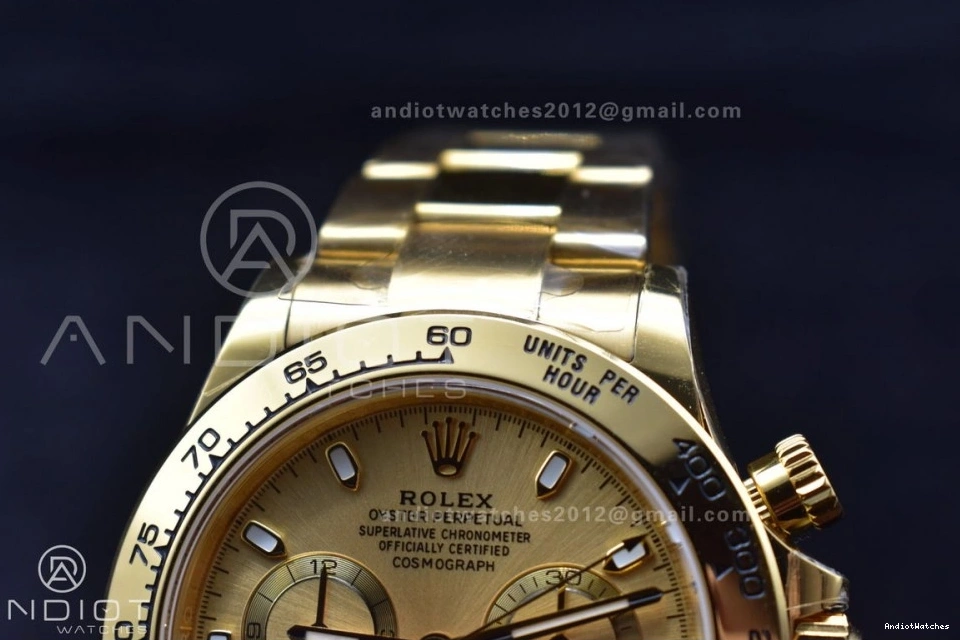 Bracelet on 116508 747 SA Durable YG Edition Dial YG Best Daytona 1:1 BTF 1210